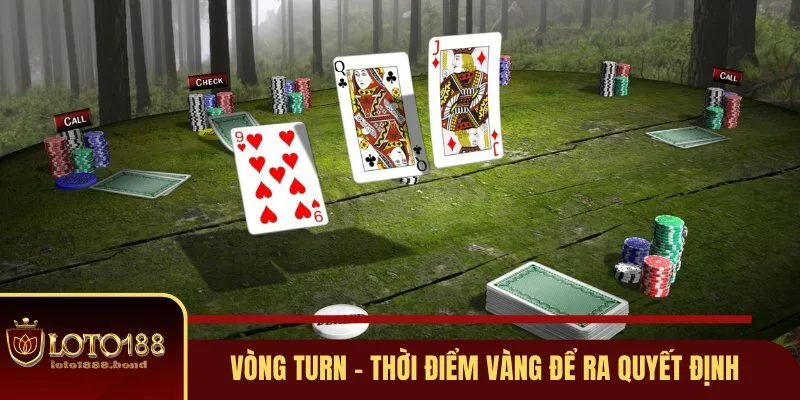 Game Bài Poker Loto188 - 3 Phong Cách Chơi Phổ Biến Bạn Nên Biết 3 Vòng turn - Thời điểm vàng để ra quyết định