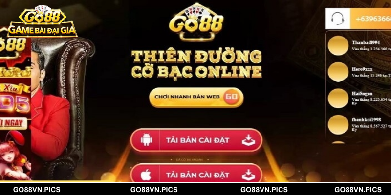 Hướng dẫn tải app Go88 trên thiết bị iOS