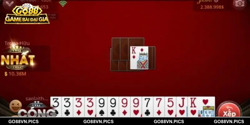 Luật chơi Tiến Lên Miền Nam Go88 cho newbie